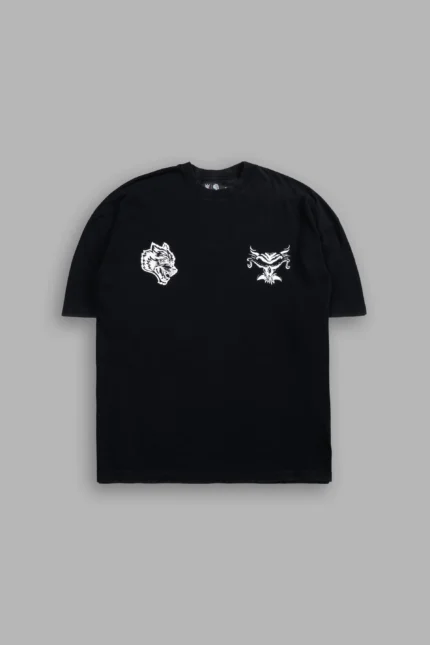 Feed the Beast Premium Oversized Tee in Black