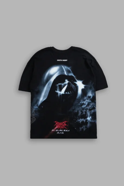 Dark Power "Side By Side" Series Premium Oversized Tee in Black