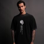 Always Watching "Premium" Oversized Tee in Black