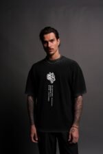 Always Watching "Premium" Oversized Tee in Black
