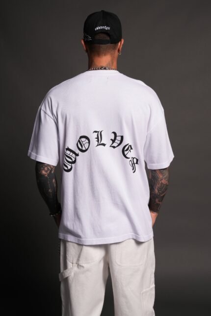 Los Cherub Premium Oversized Tee in White
