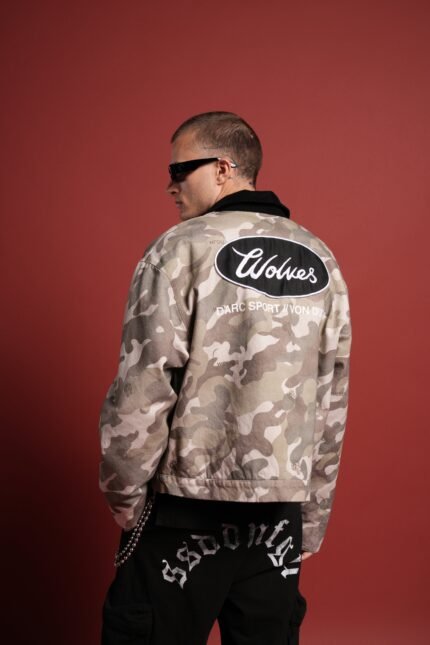 Rebel Heritage Earl Jacket in DSVD Green Camo