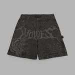 Hesh Rose Carpenter Short in Darc Brown Leopard