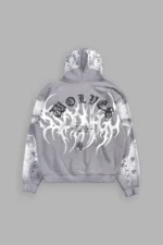 Jason Forever Cornell Hoodie In Dove Gray Drift Wash