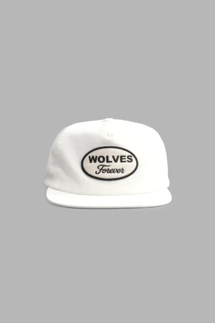 Our Time Vintage 5 Panel Hat in Cream