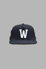 Thorns Fitted 5 Panel Cap In Black