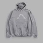 Night Blade Pierce Hoodie In Dove Gray