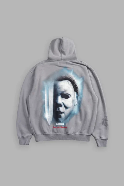 Night Blade Pierce Hoodie In Dove Gray