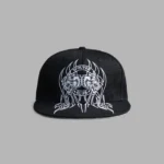 Finite Flame Fitted Cap in Black