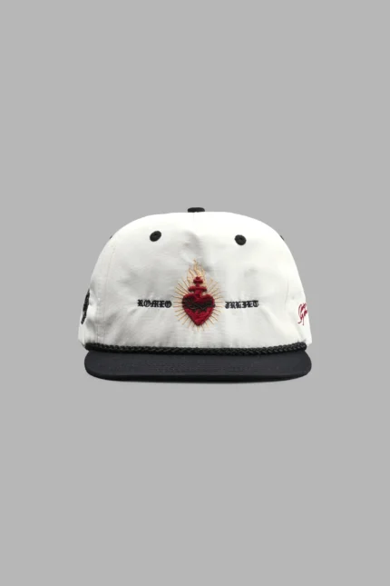 Doomed Love Paradise Hat in Cream/Black