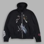 Freddy Vs Jason Chambers Zip Hoodie In Black
