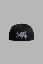Finite Flame Fitted Cap in Black