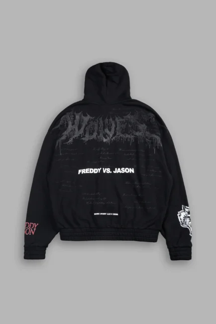 Freddy Vs Jason Chambers Zip Hoodie In Black