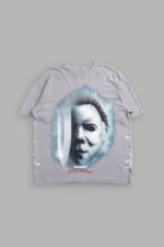 Night Blade Premium Oversized Tee In Dove Gray