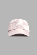 Wolf Head Forever Dad Hat V2 in Blush Vintage Woodland Camo