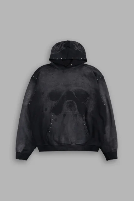 Jason Forever Cornell Hoodie In Black Super Sun Fade