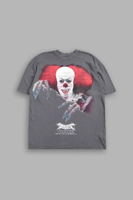 Pennywise Premium Oversized Tee In Slate Gray