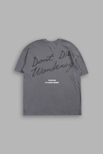 Pennywise Premium Oversized Tee In Slate Gray