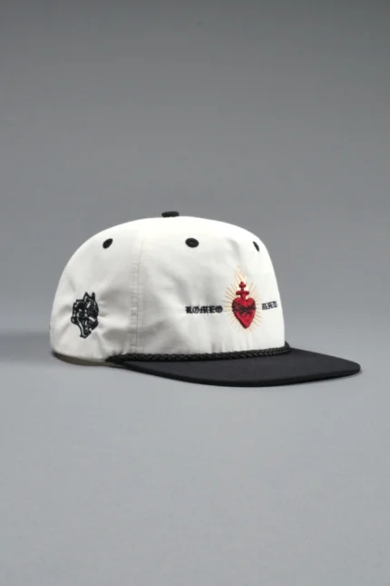 Doomed Love Paradise Hat in Cream/Black