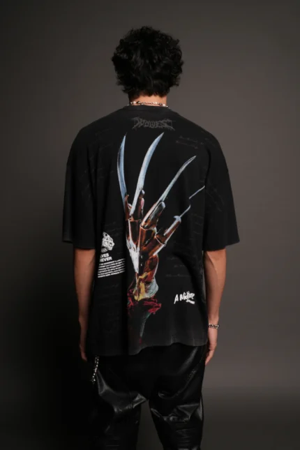 Dont Sleep Premium Oversized Tee In Black